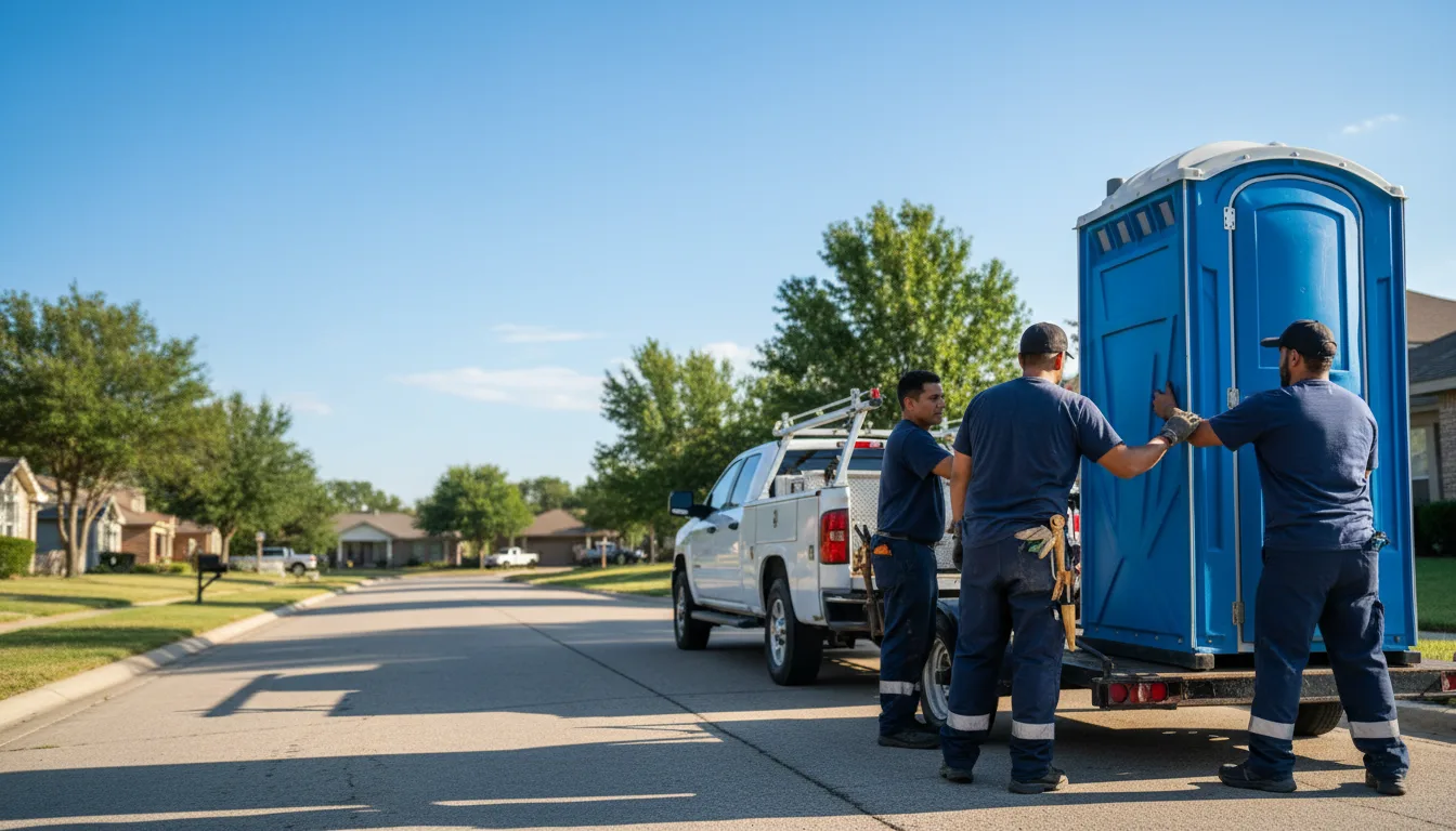Portable Toilet Rental in Pointblank, TX near me
